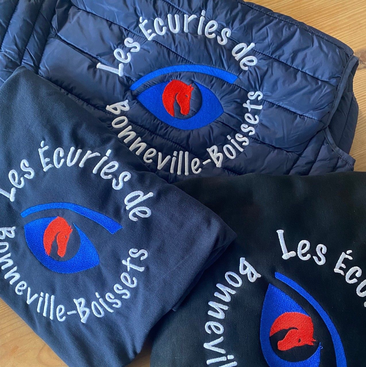 textiles pour les écuries de bonneville-boissets